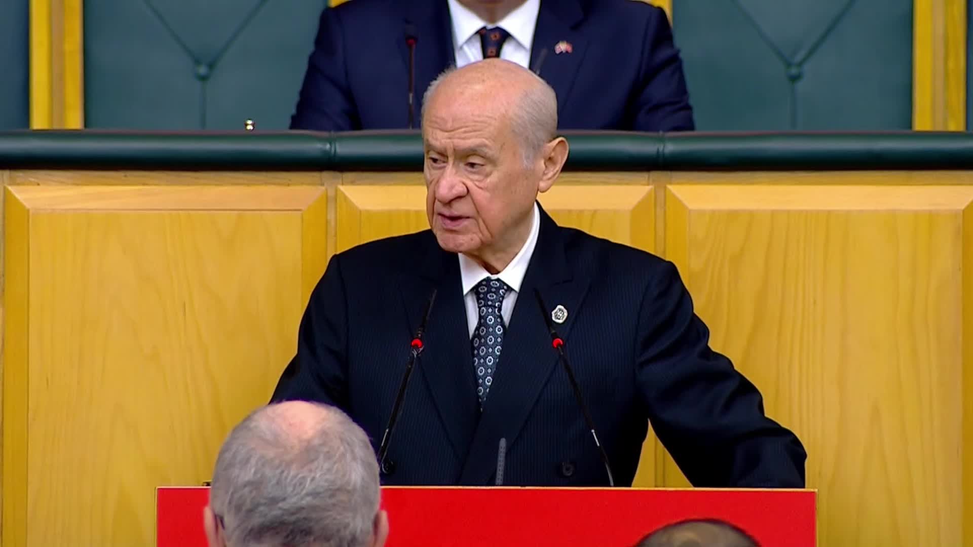 BAHÇELİ’DEN PROVOKASYON UYARISI: “31 MART SEÇİMLERİNE KADAR PROVOKASYON ORTAMINI CANLI TUTMAYI VE ÜLKEMİZİN SİNİR UÇLARI İLE OYNAMAYI PLANLAYAN KARANLIK ELLERE AZAMİ ŞEKİLDE UYANIK OLMALIYIZ” (1)