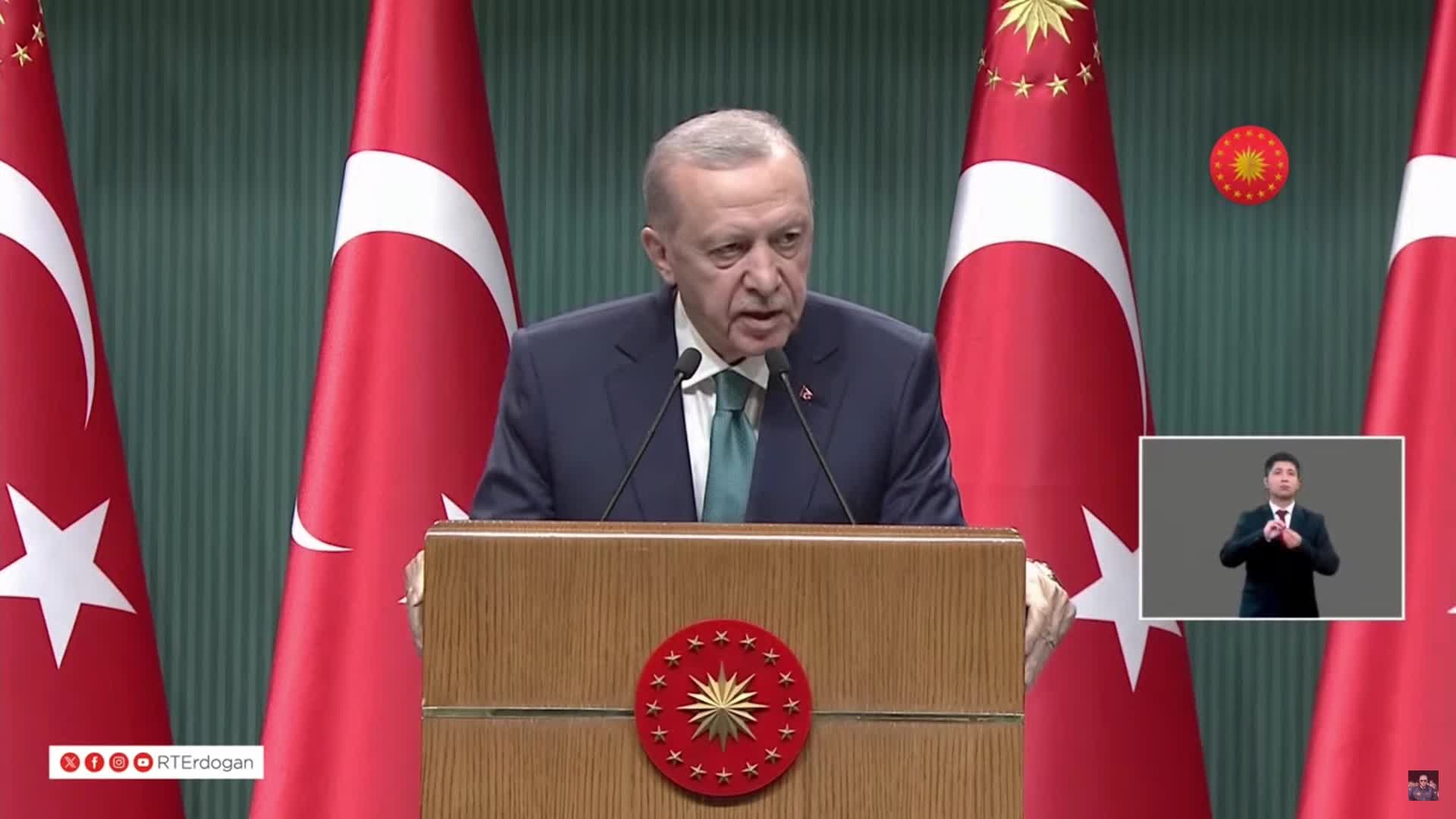 Cumhurbaşkanı Erdoğan: "Uluslararası toplum, İsrail'in tüm bölgeyi ateşe atan bu haydutluğuna daha fazla sessiz kalamaz" 