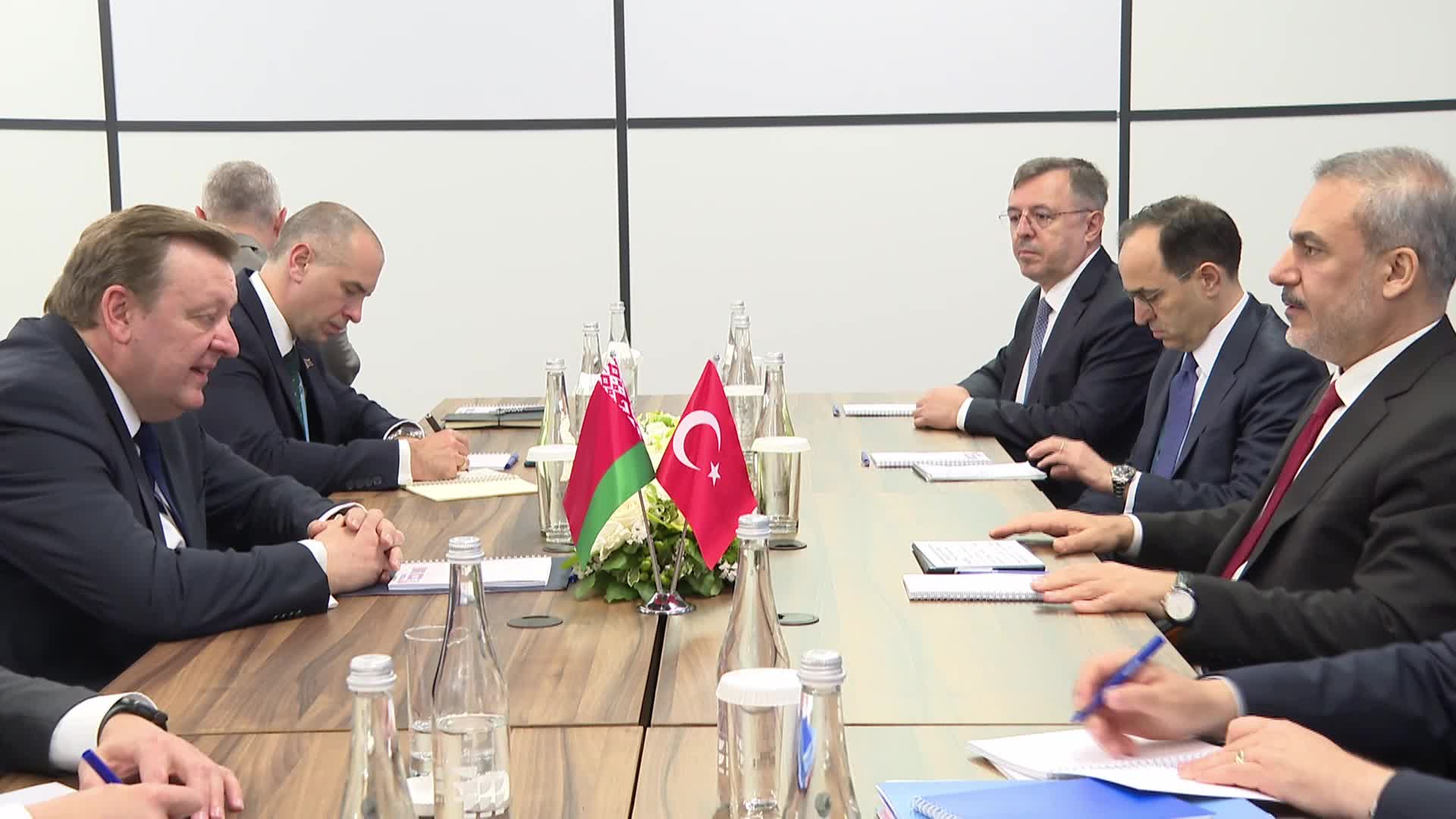 Dışişleri Bakanı Fidan Belarus, Etiyopya ve Kazakistan Dışişleri Bakanları ile görüştü