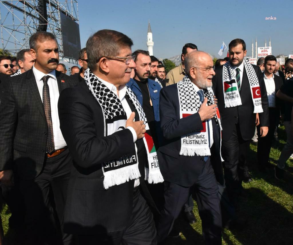 Gelecek Partisi Lideri Davutoğlu'ndan çağrı: "Bir Filistin temsilcisini Genel Kurul'da insanlığa hitap etmek üzere davet edelim"
