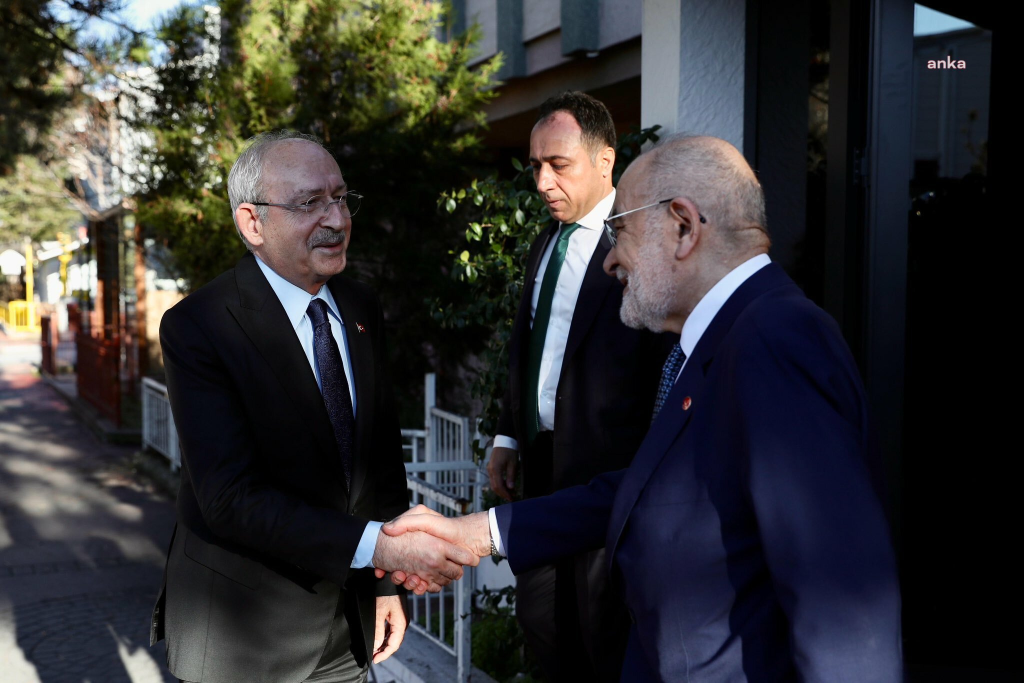 TEMEL KARAMOLLAOĞLU, KEMAL KILIÇDAROĞLU'NU ZİYARET ETTİ