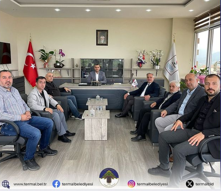 Termal Bölgesi Yerel Yöneticileri Kadıköy Belediye Başkanını Ziyaret Etti