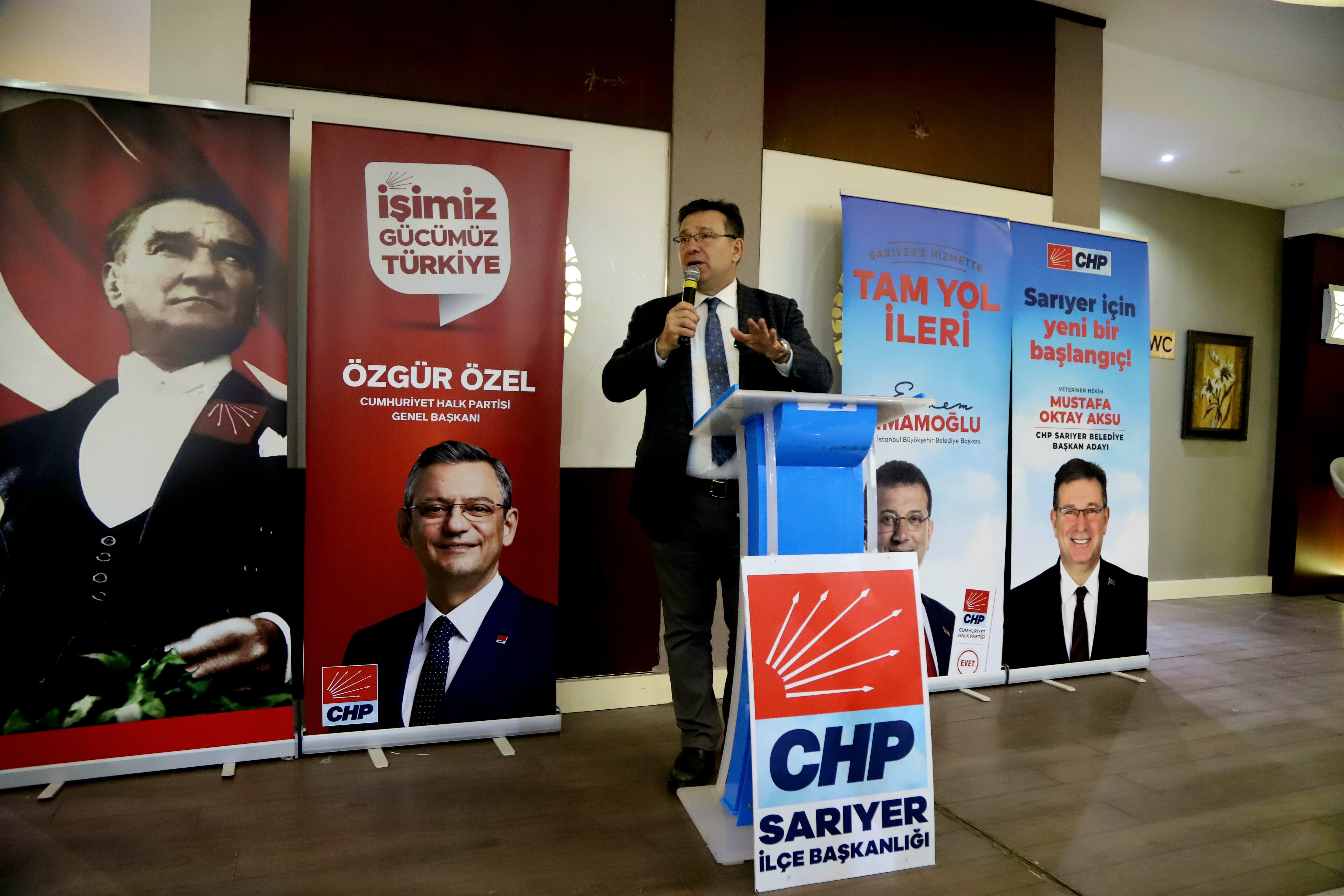 CHP Sarıyer Belediye Başkan Adayı Mustafa Oktay Aksu’ya , FSM’li ve Giresunlu komşularından yoğun ilgi 