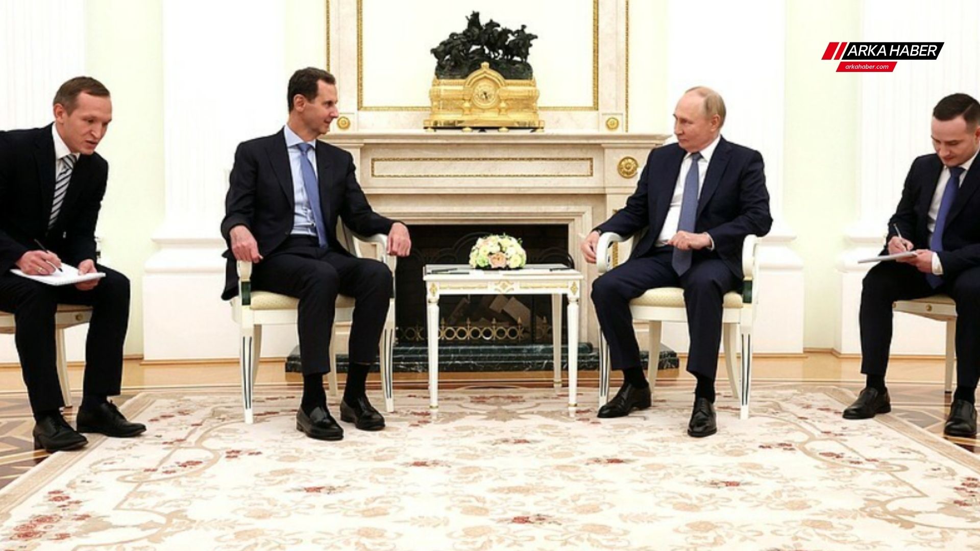 Rusya Devlet Başkanı Putin ile Suriye Devlet Başkanı Esad, Kremlin’de bir araya geldi