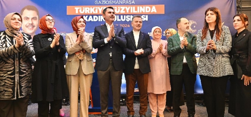 MURAT KURUM, KADINLARA YÖNELİK PROJELERİNİ GAZİOSMANPAŞA'DA MÜJDELEDİ