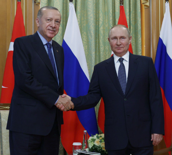 Cumhurbaşkanı Erdoğan, Rusya Devlet Başkanı Putin'i Tebrik Etti