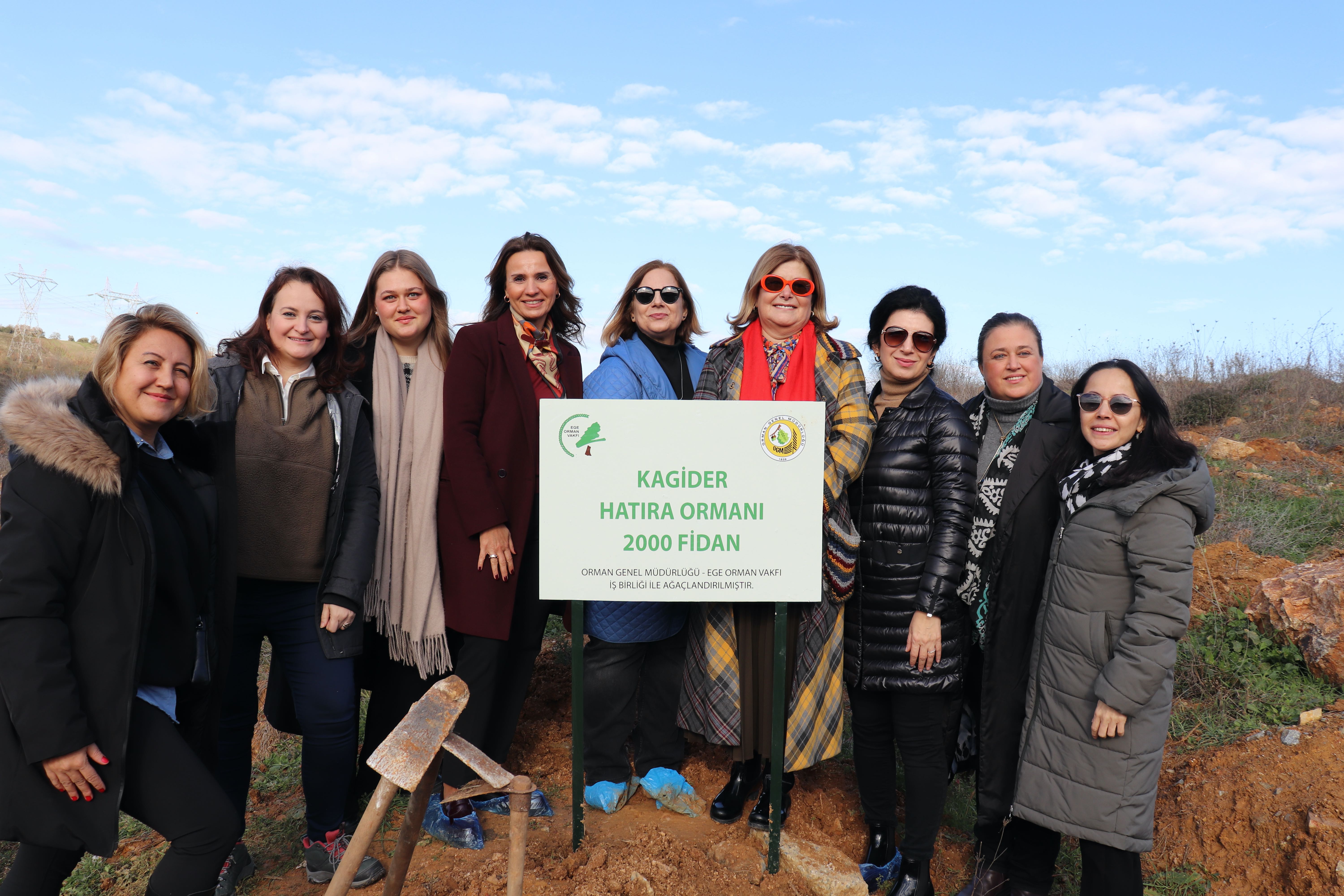  KAGİDER'den Yeşil Gelecek İçin Anlamlı Adım: 2000 Fidanla Yeni Orman Kuruldu